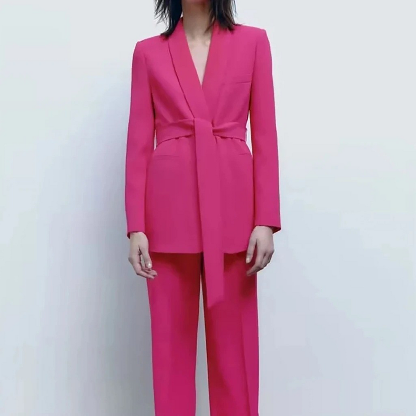 Ensemble tailleur-pantalon mode Blazer et pantalon multicolore