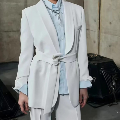 Ensemble tailleur-pantalon mode Blazer et pantalon multicolore
