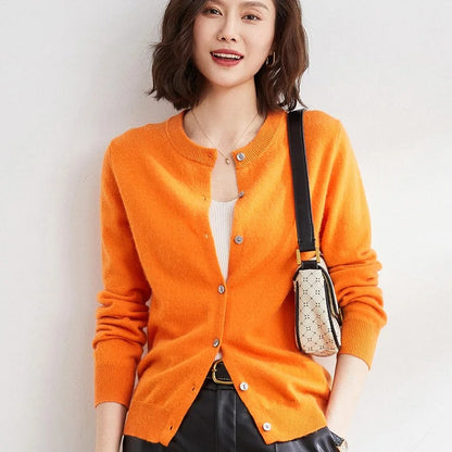 Robe souple pour femme | Pull en maille à col en V