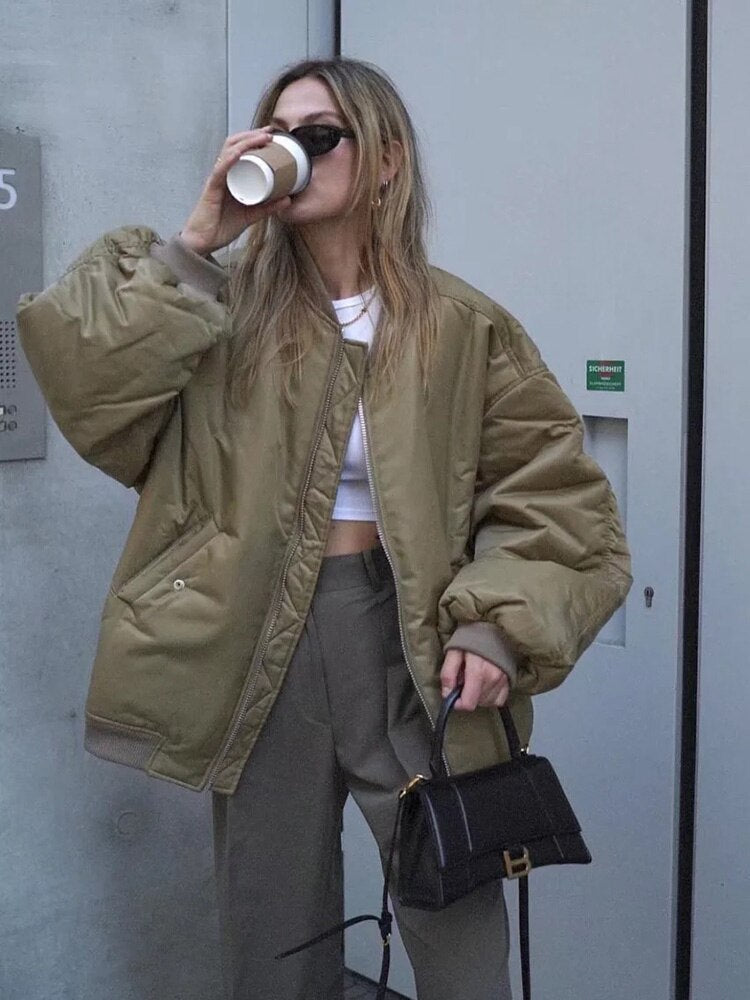 Blouson aviateur hiver chaud et isolé