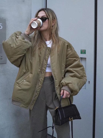 Blouson aviateur hiver chaud et isolé