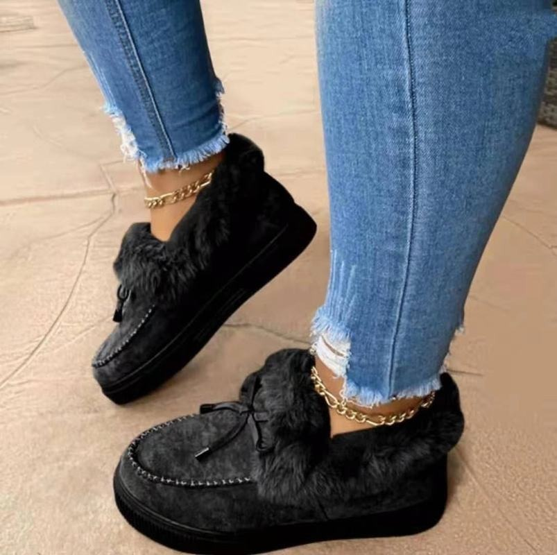 Bottes d'hiver élégantes avec doublure en fourrure