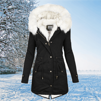 Warme Winterjacke Bequem Lang - IdealeKleiden