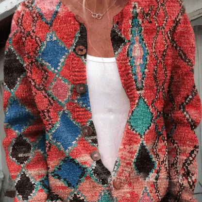 Gilet à fleurs pour femme