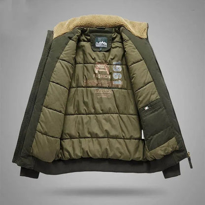 Herren Bomberjacke Militär Style Trendy - IdealeKleiden