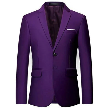 Élégant blazer pour homme 2 boutons costume de mariage