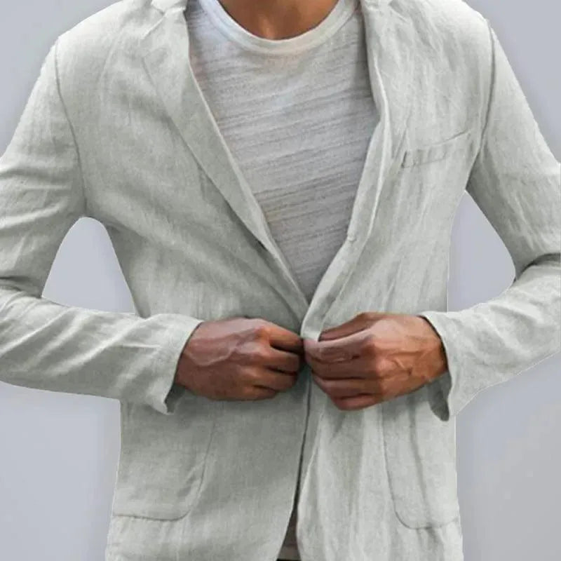Blazer en lin homme moderne d'été