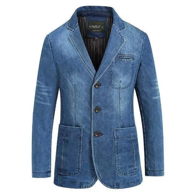 Blazer homme en jean style moderne