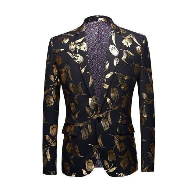 Blazer doré pour homme - Veste de soirée élégante