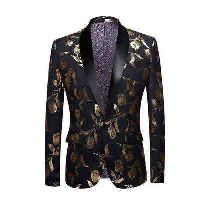 Blazer doré pour homme - Veste de soirée élégante