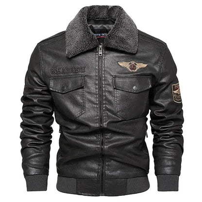 Blouson polaire pour hommes style routier
