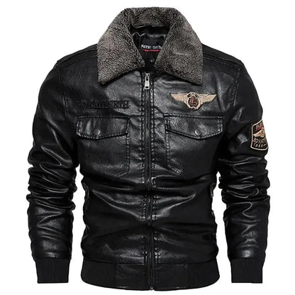 Blouson polaire pour hommes style routier