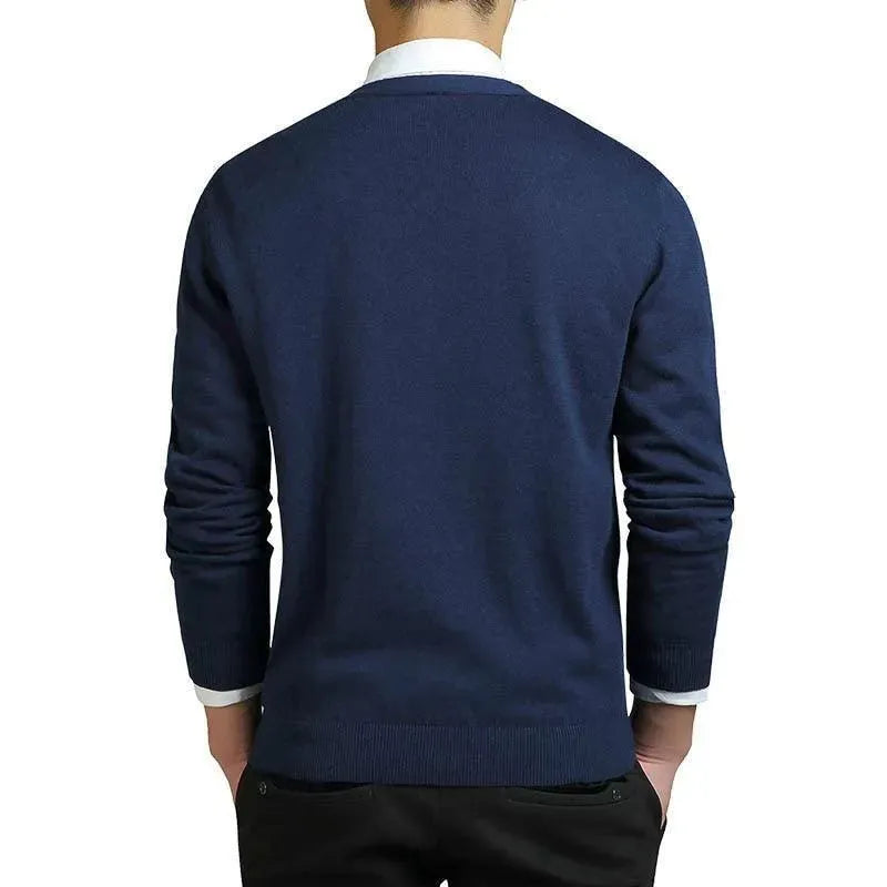 Elegante Strickjacke V-Ausschnitt Damen - IdealeKleiden