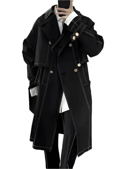 Trench-coat homme décontracté moderne généreux