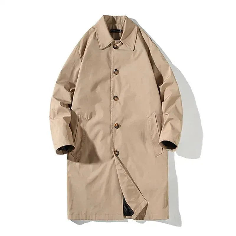 Manteau oversize pour homme, style voiture
