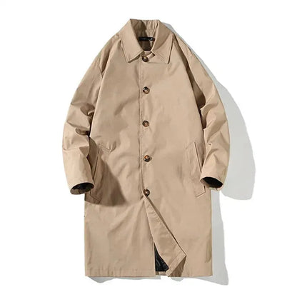 Manteau oversize pour homme, style voiture