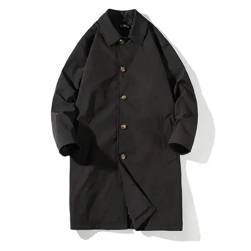 Manteau oversize pour homme, style voiture