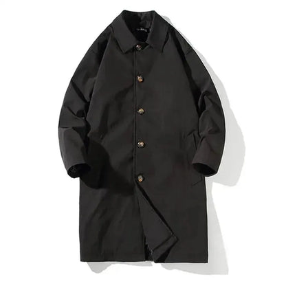 Manteau oversize pour homme, style voiture