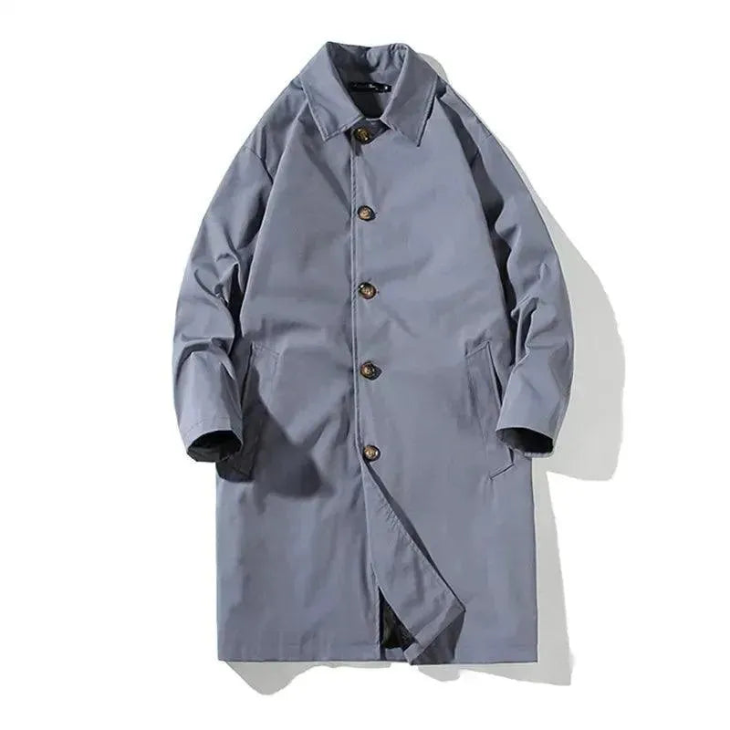 Manteau oversize pour homme, style voiture