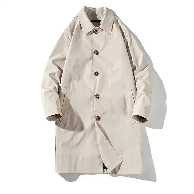 Manteau oversize pour homme, style voiture