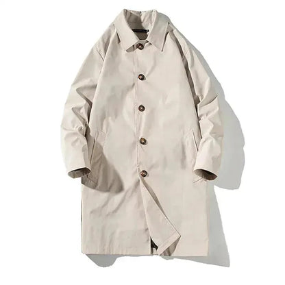 Manteau oversize pour homme, style voiture