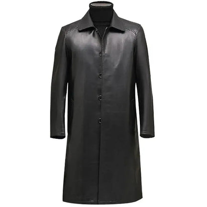 Manteau en cuir pour homme Design élégant