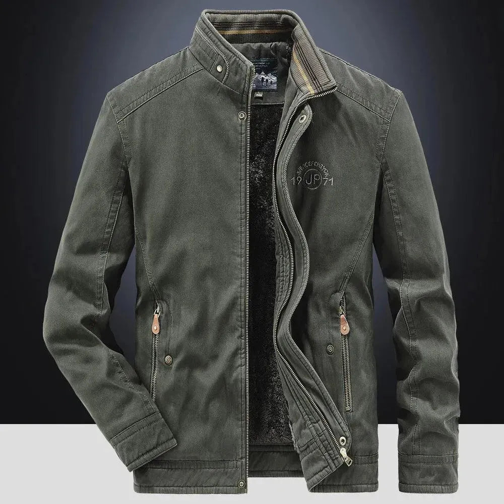 Blouson d'hiver pour homme style bomber