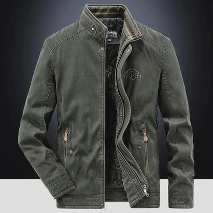 Blouson d'hiver pour homme style bomber