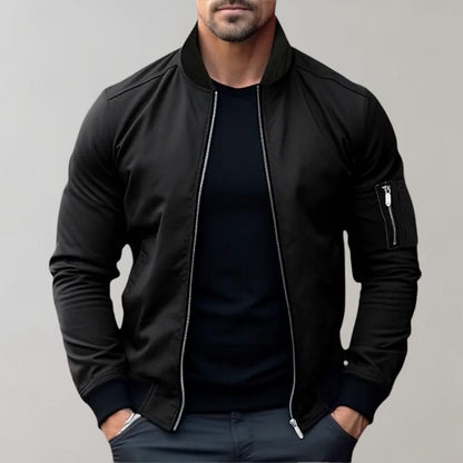 Blouson aviateur homme léger zippé poches