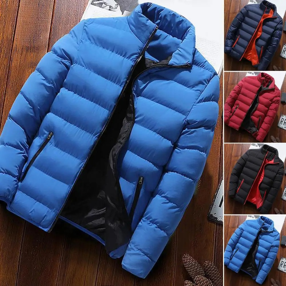 Herren Steppmantel Warm Winter Outdoor - IdealeKleiden