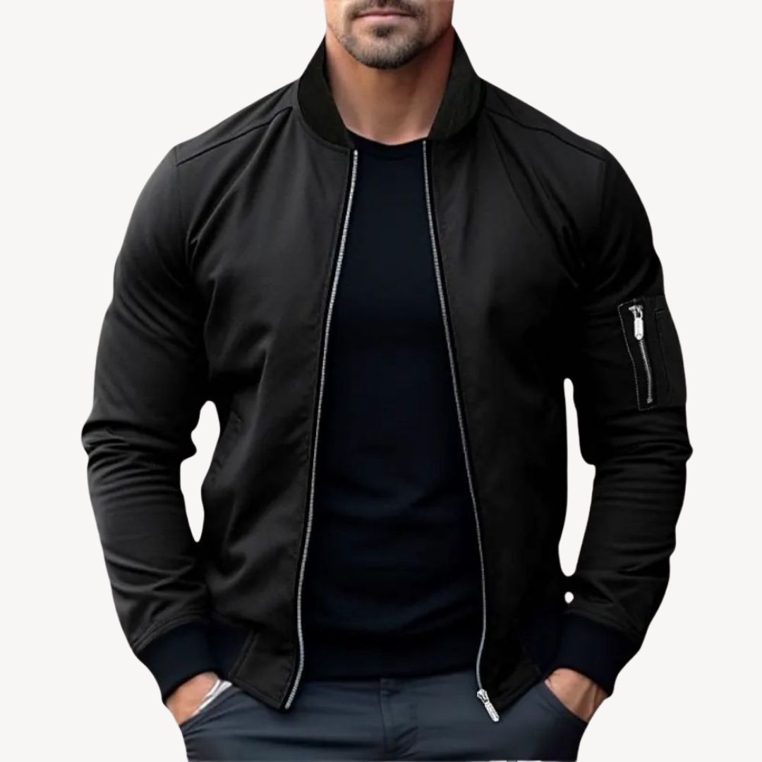 Blouson aviateur homme Classique Élégant Polyvalent
