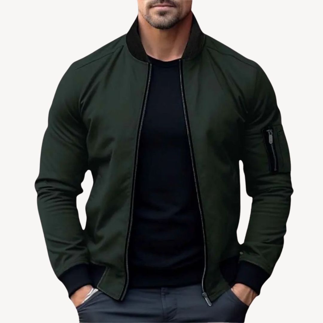 Blouson aviateur homme Classique Élégant Polyvalent