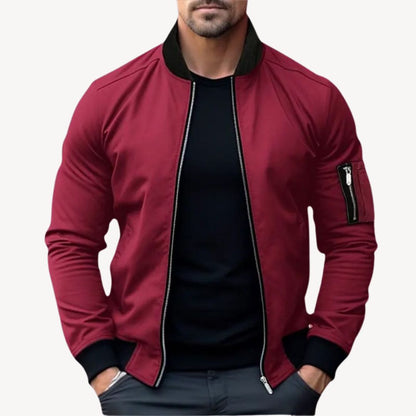 Blouson aviateur homme Classique Élégant Polyvalent