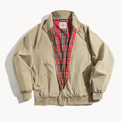 Veste Harrington classique en coton pour hommes