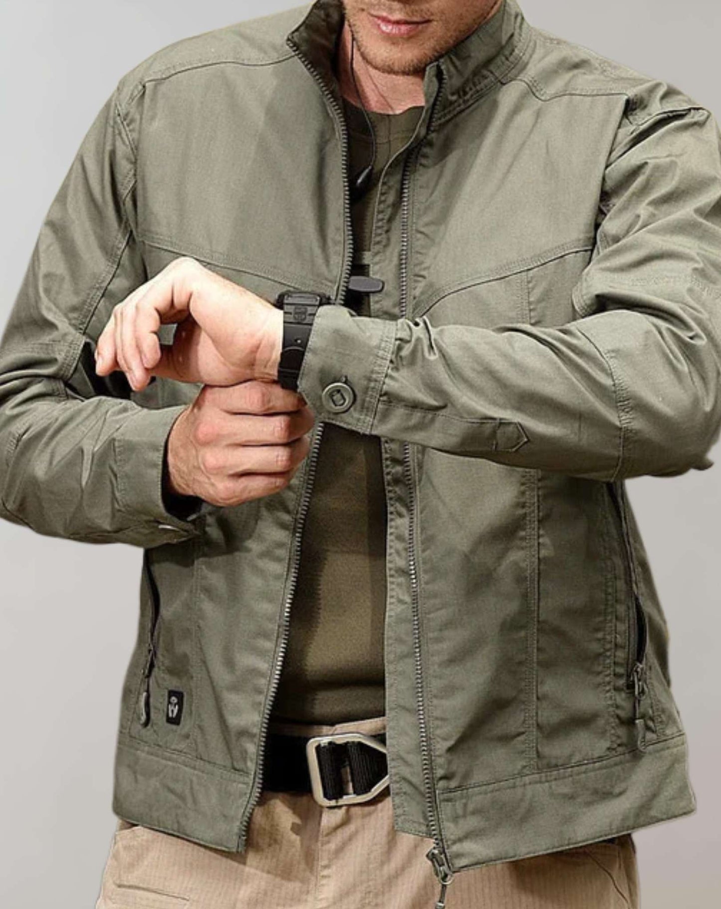 Veste d'été pour homme en coton, légère et moderne