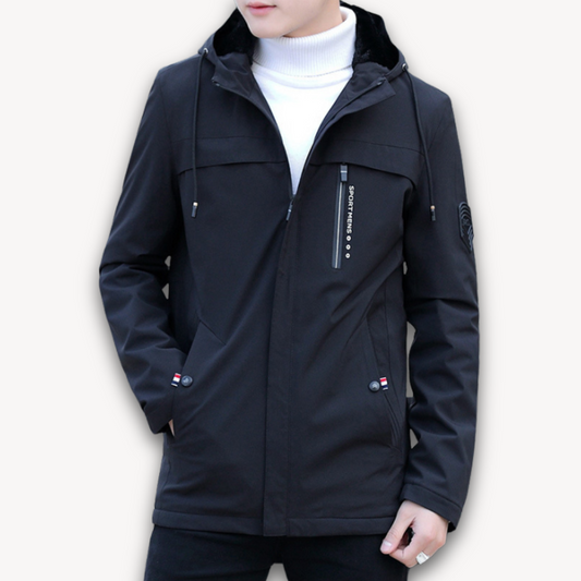 Herren Regenjacke Wasserdicht Sportlich - IdealeKleiden
