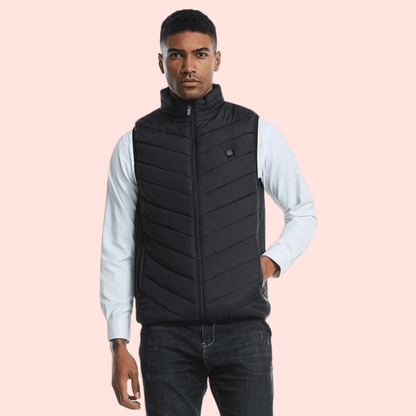 Herren Heizweste Warm Körperwärmer Jacke - IdealeKleiden