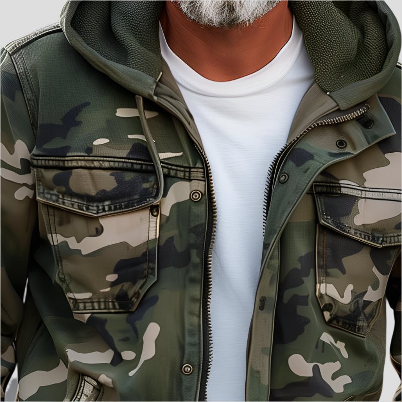 Herren Hoodie Camo Style Modern - IdealeKleiden
