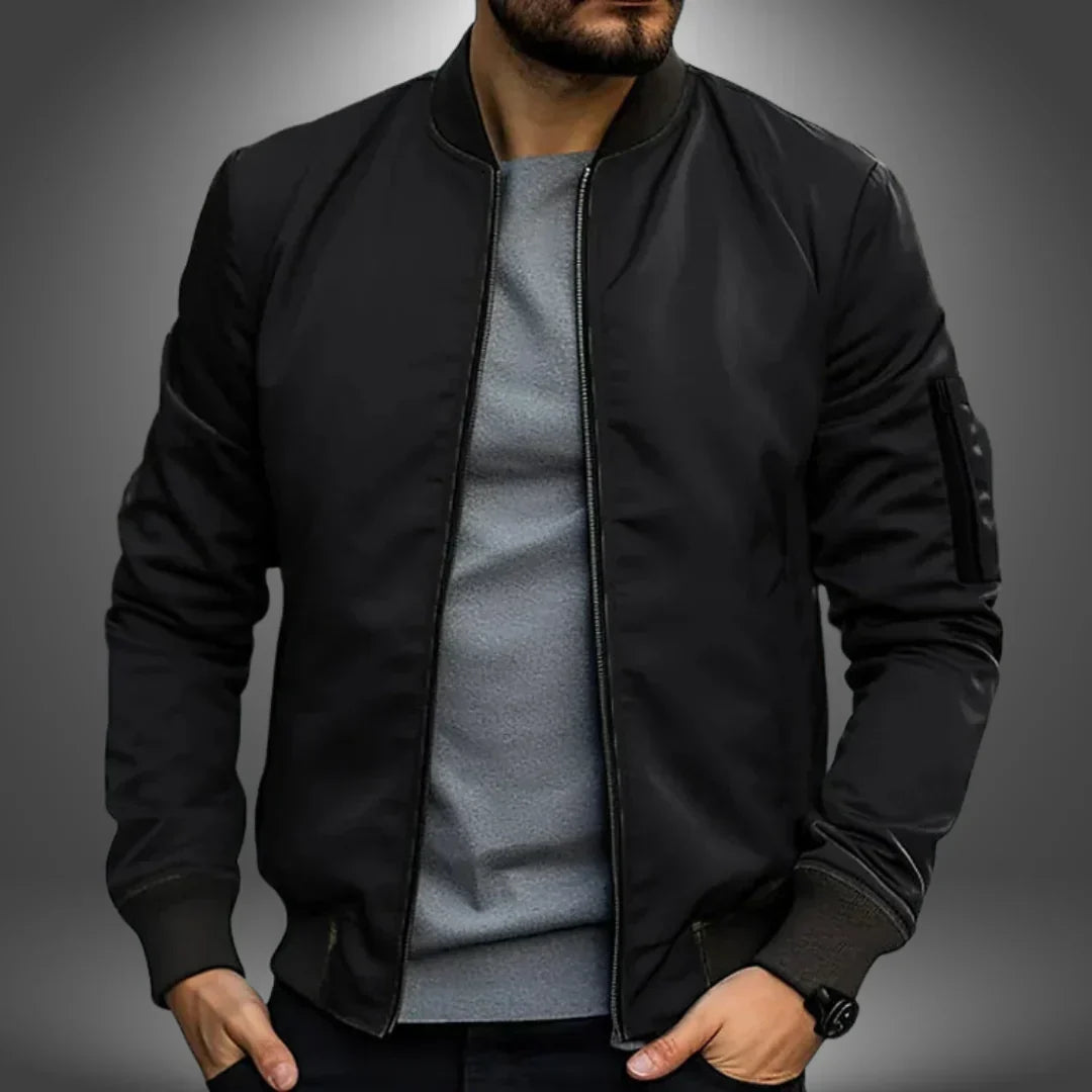 Bomber léger pour homme - Coupe-vent sportif décontracté