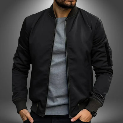 Bomber léger pour homme - Coupe-vent sportif décontracté