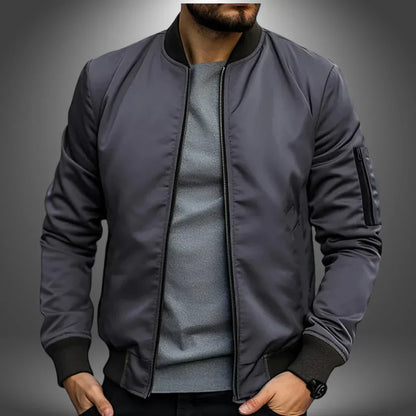 Bomber léger pour homme - Coupe-vent sportif décontracté