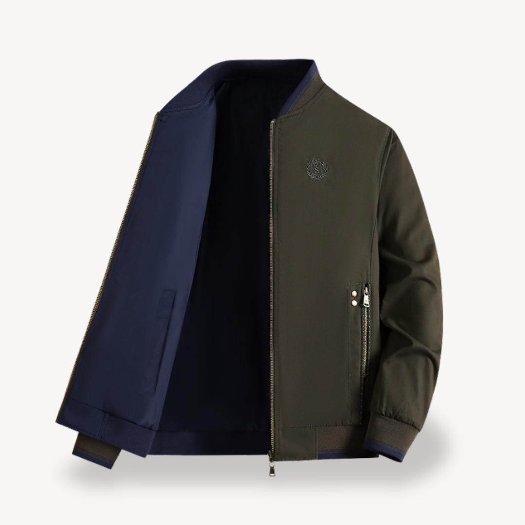 Blouson bombardier pour homme léger coupe ajustée couleurs variées