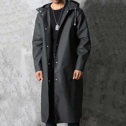 Veste de pluie imperméable pour homme à capuche