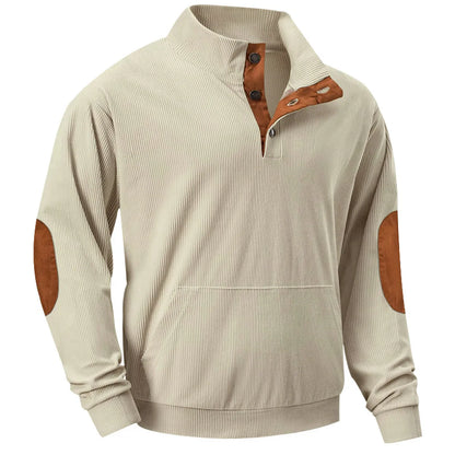 Pull pour homme élégant à col montant