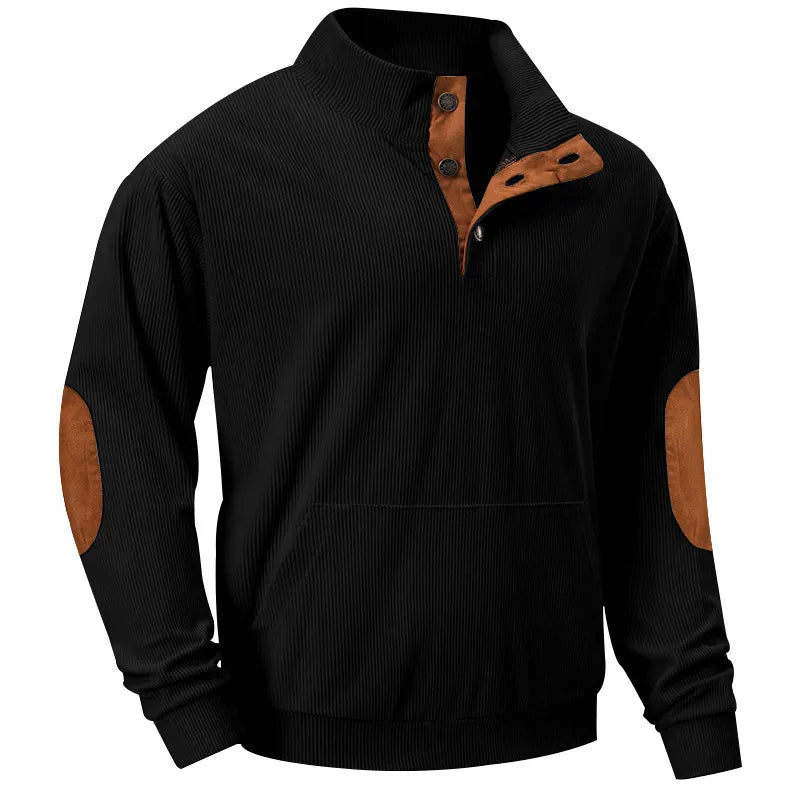 Pull pour homme élégant à col montant