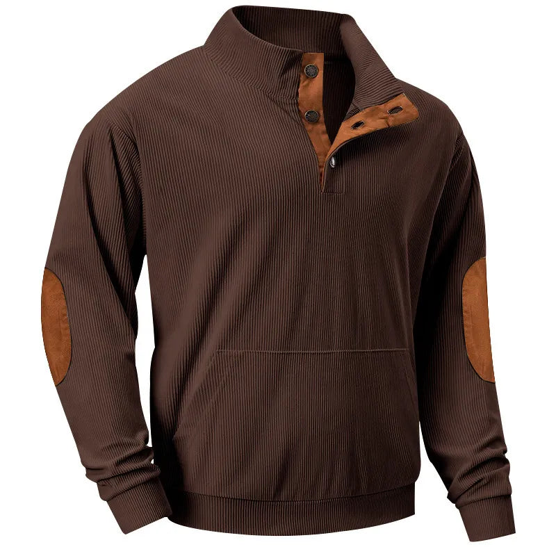 Pull pour homme élégant à col montant