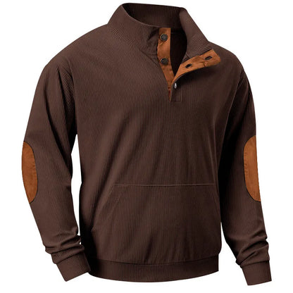 Pull pour homme élégant à col montant