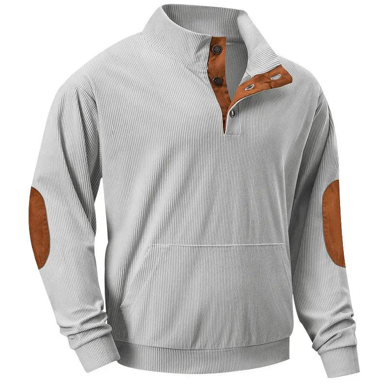 Pull pour homme élégant à col montant