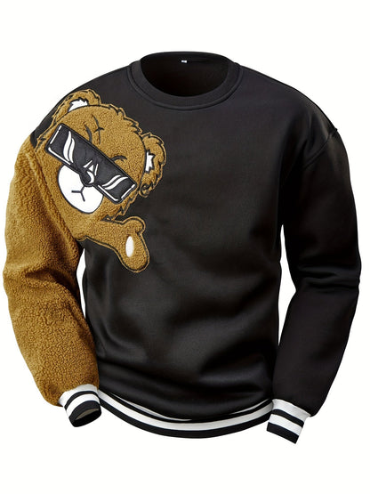 Sweat-shirt homme Ours de dessin animé Cadeau amusant