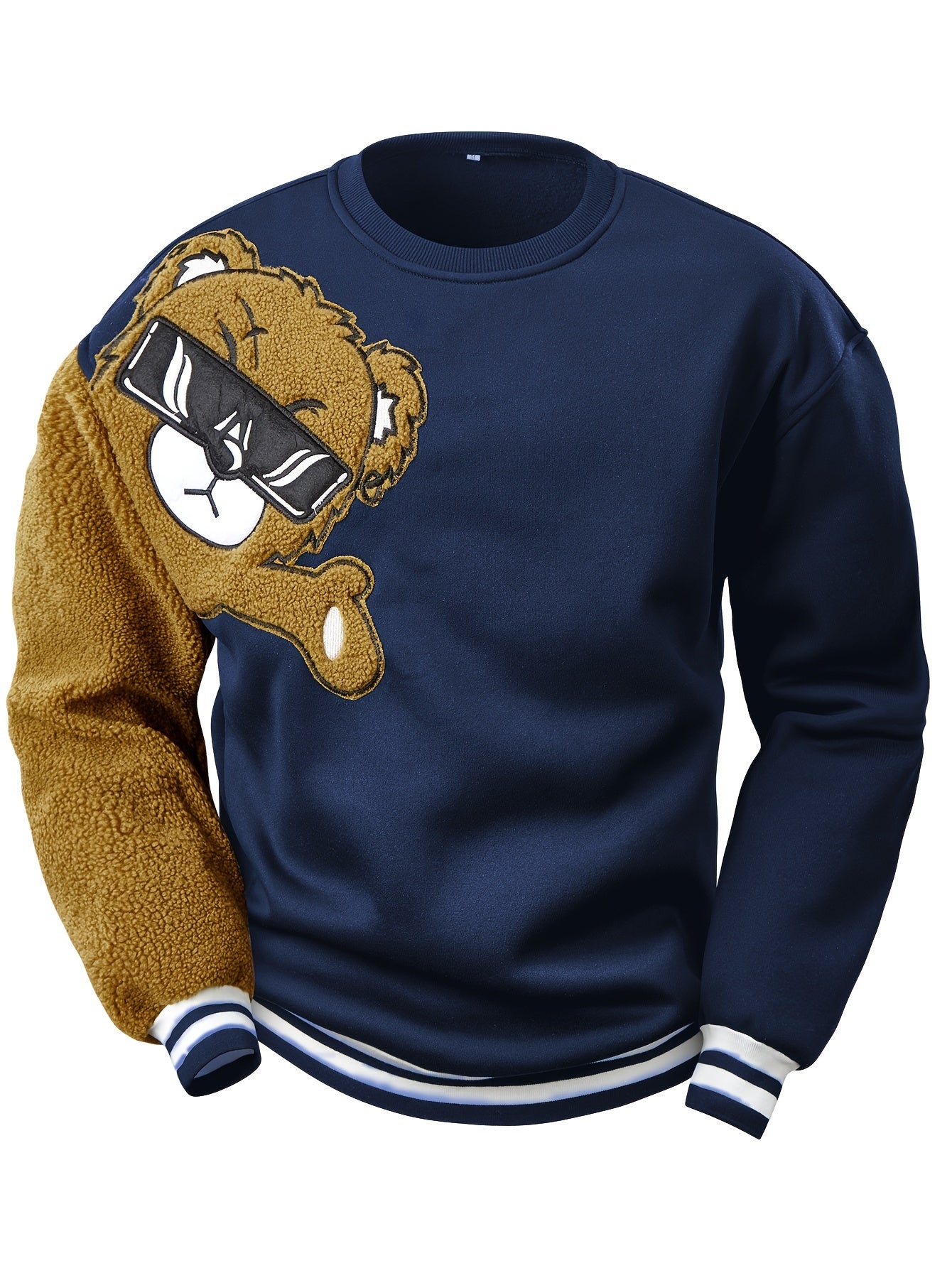Sweat-shirt homme Ours de dessin animé Cadeau amusant